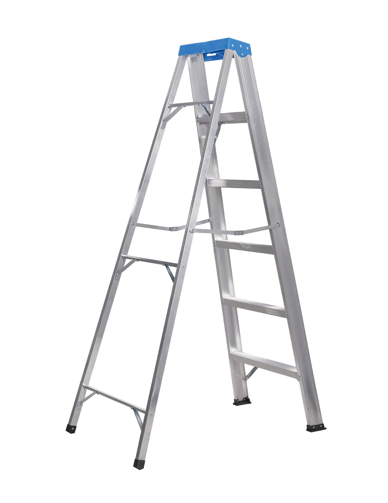 ESCALERA EN ALUMINIO 6 PASOS - 5 PELDAÑOS