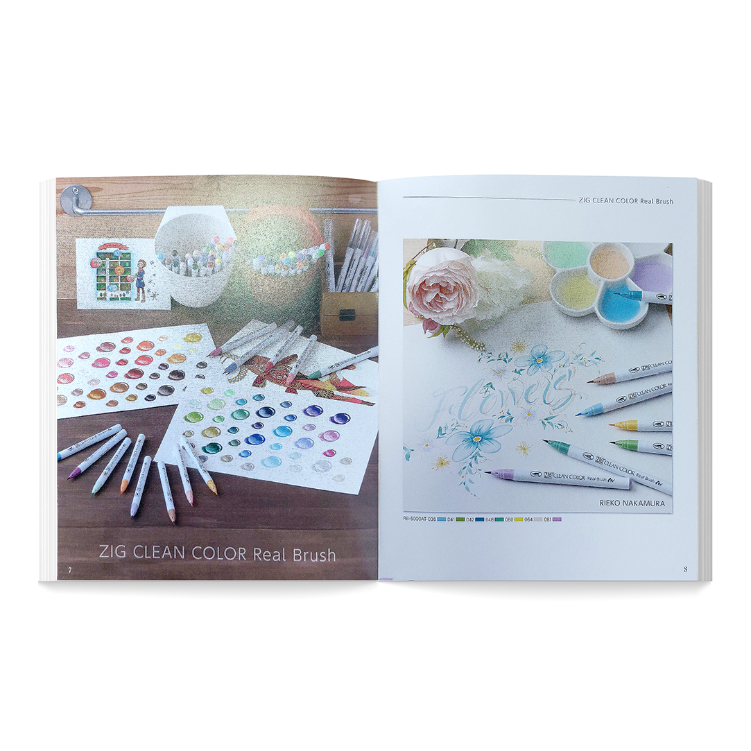LIBRO DE IDEAS DE COLOR LETRAS CON PINCEL