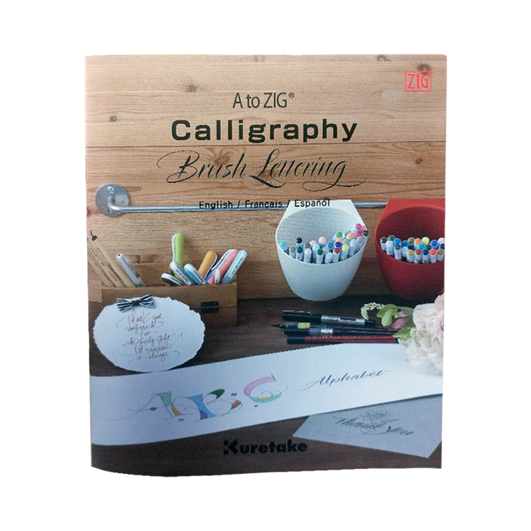 LIBRO GUÍA DE CALIGRAFÍA LETRAS CON PINCEL