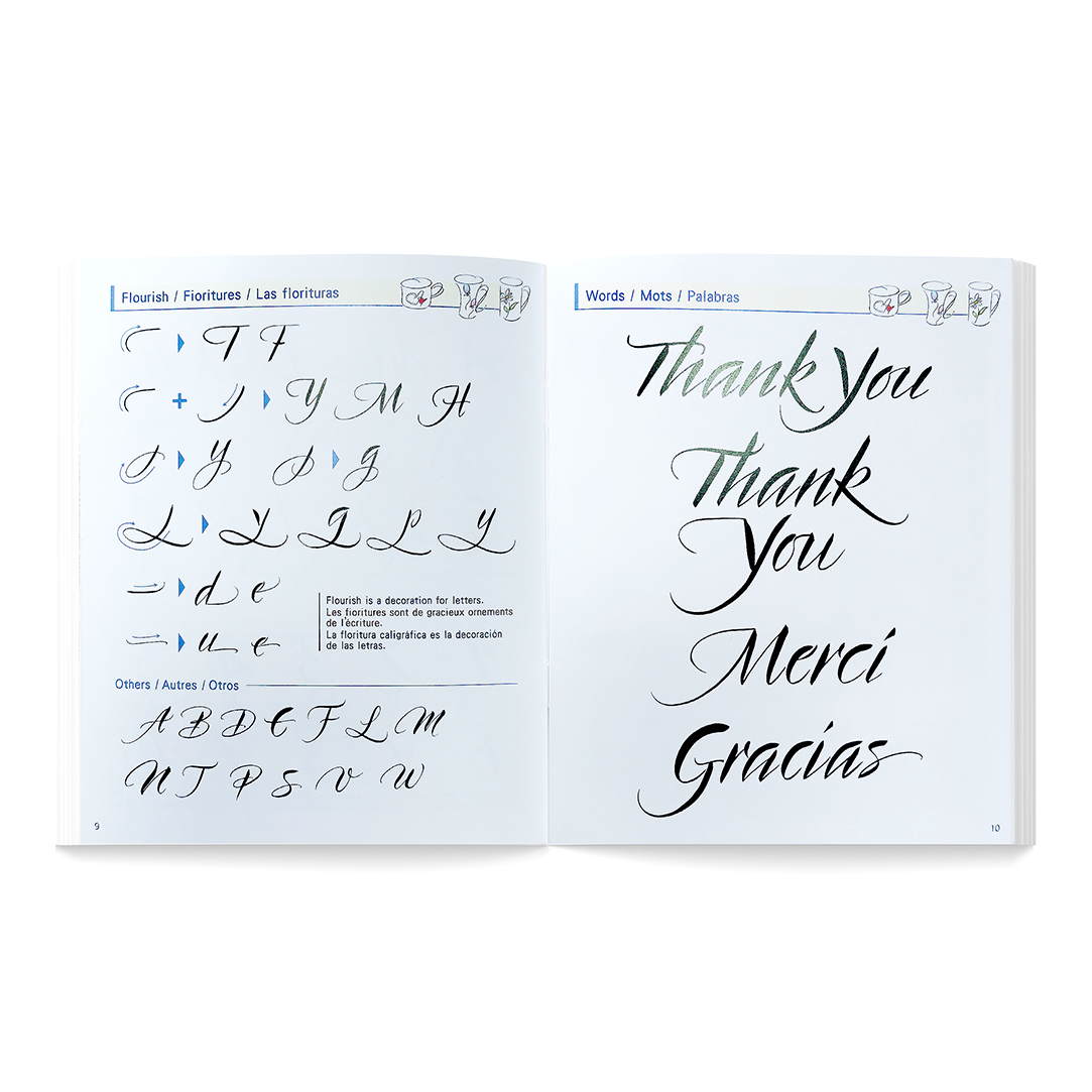 LIBRO GUÍA DE CALIGRAFÍA LETRAS CON PINCEL