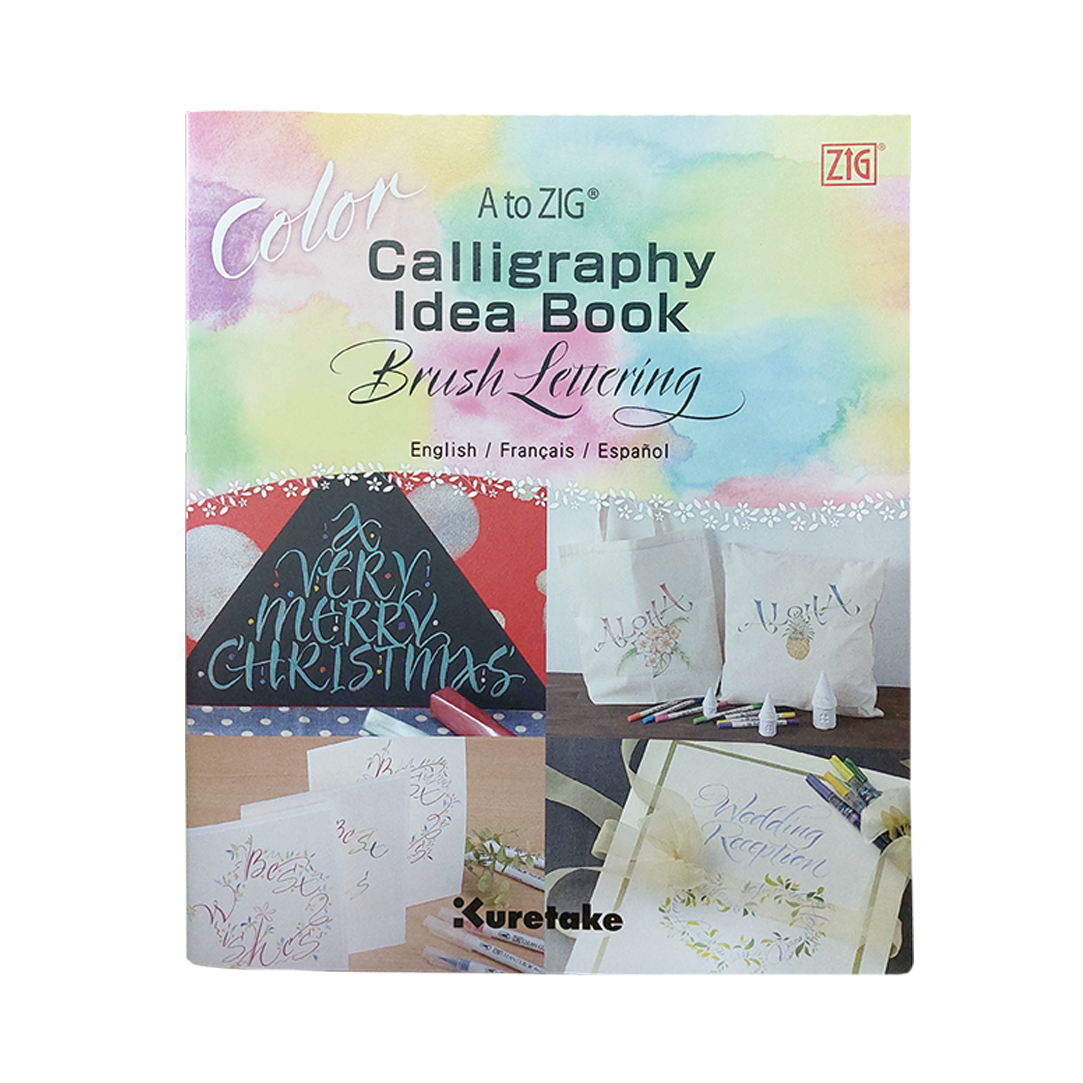 LIBRO DE IDEAS DE COLOR LETRAS CON PINCEL