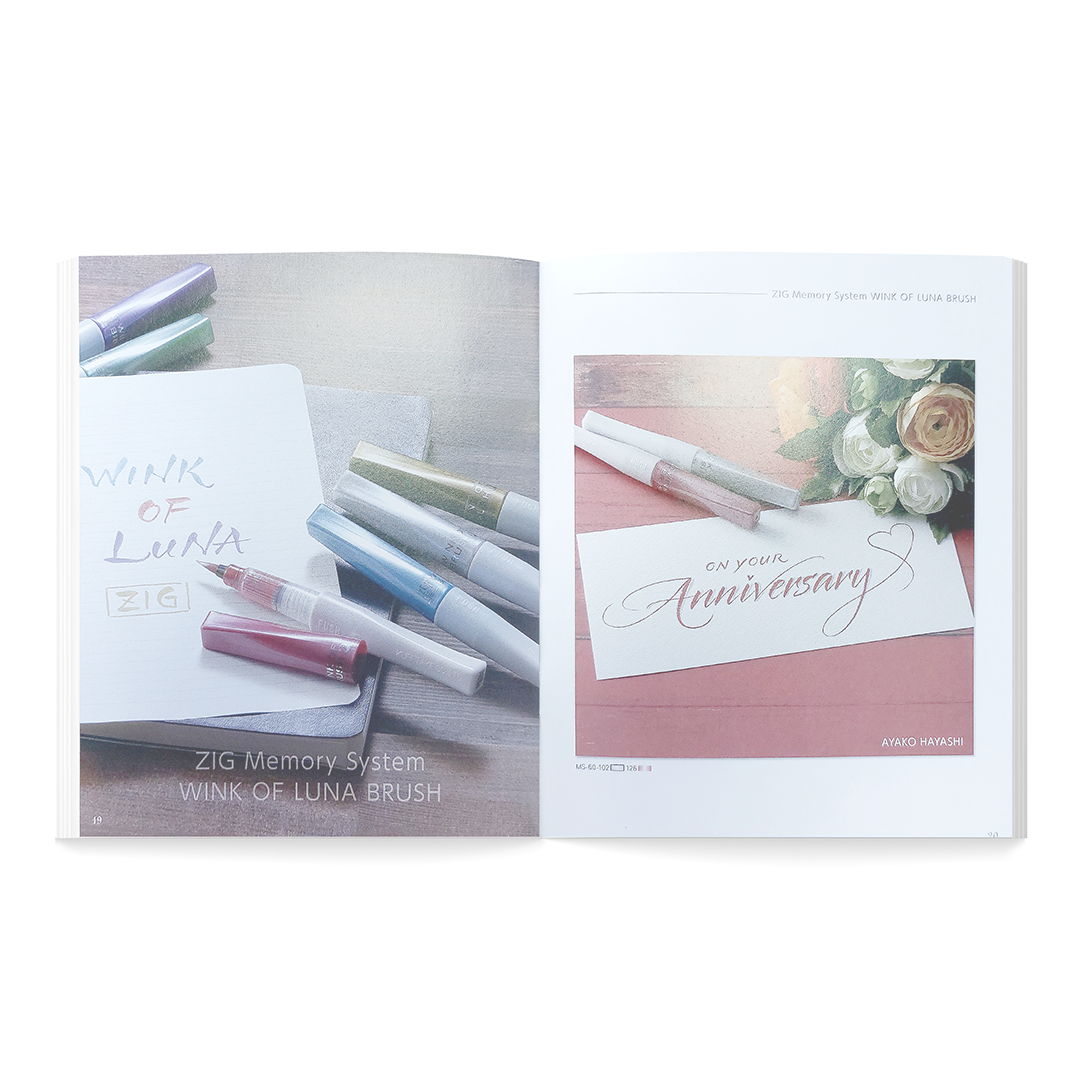 LIBRO DE IDEAS DE COLOR LETRAS CON PINCEL