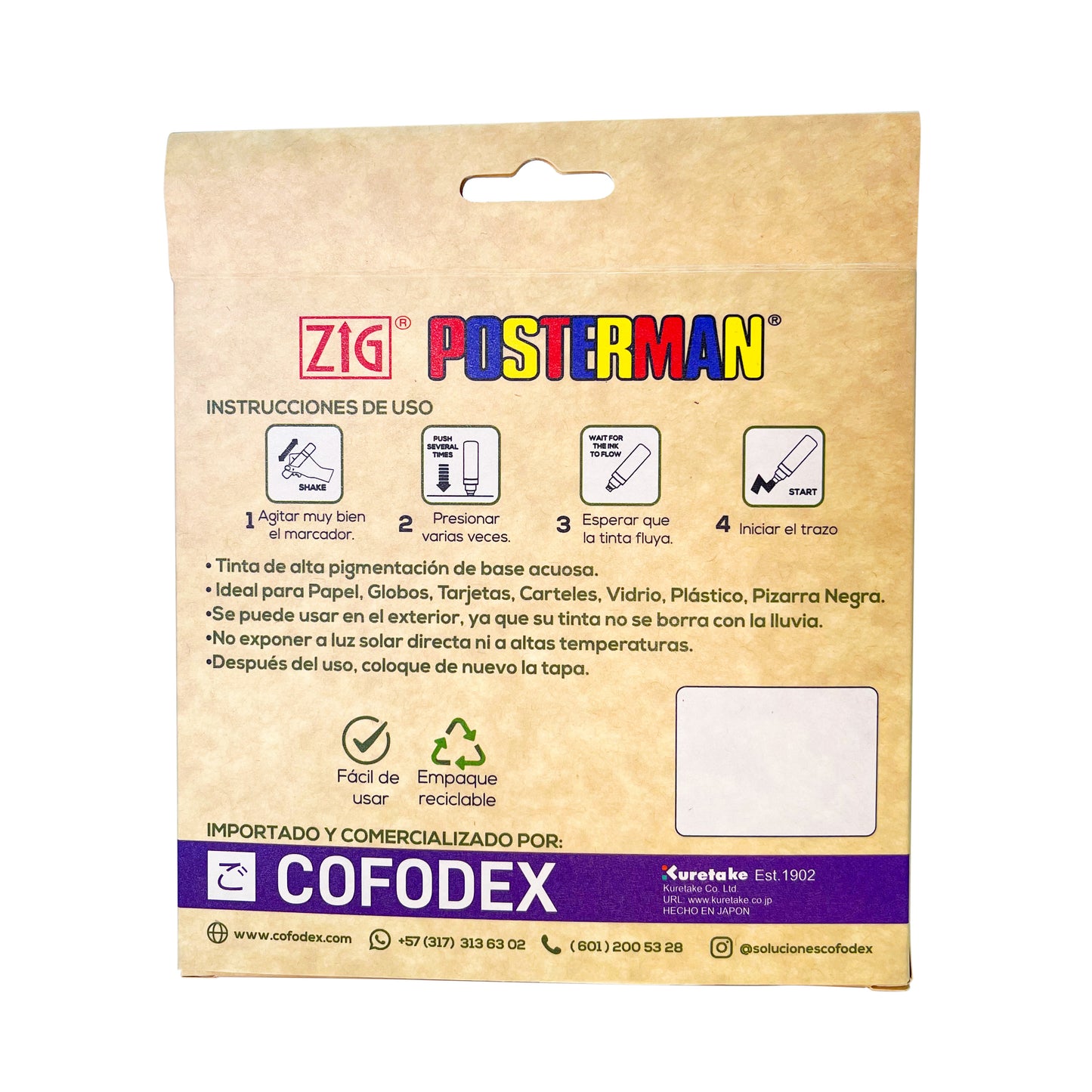 KIT MARCADORES POSTERMAN ORIGINAL PMA-30/8V