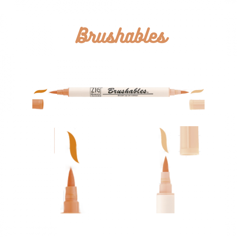 KIT DE MARCADORES BRUSHABLES X 4 UNIDADES