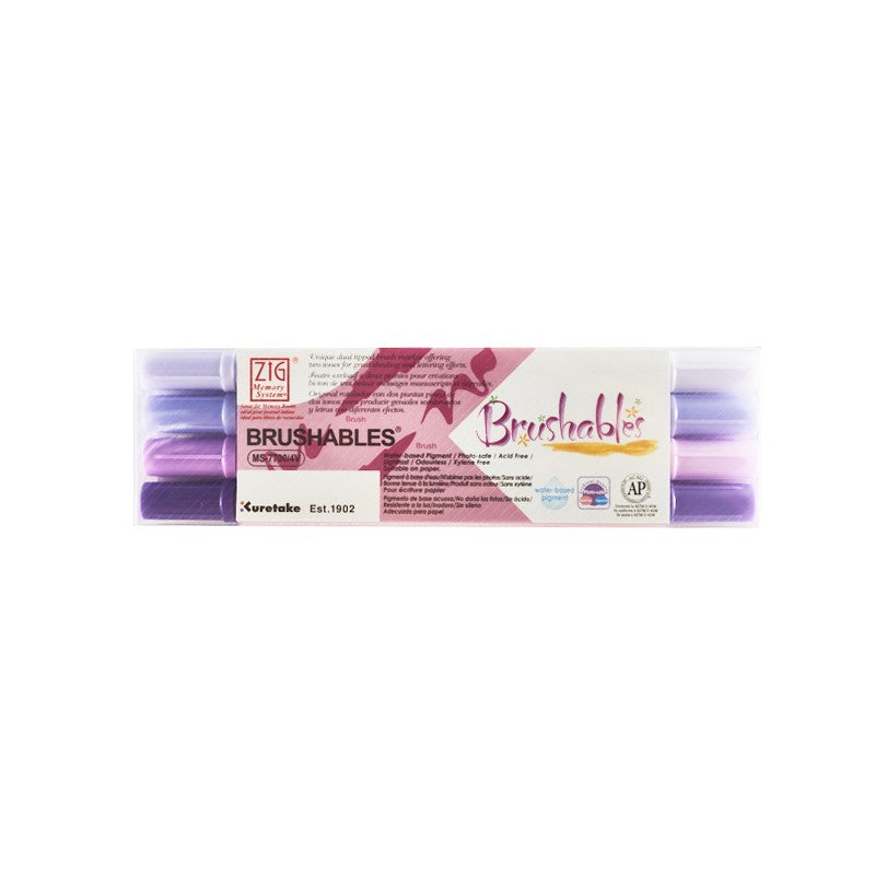 KIT DE MARCADORES BRUSHABLES X 4 UNIDADES