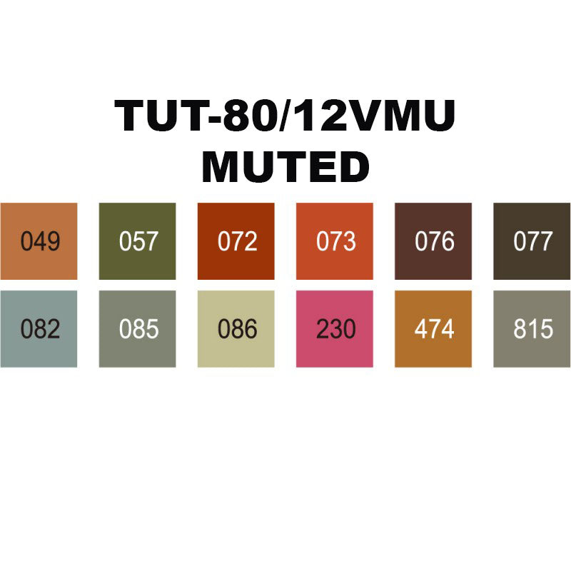 KIT DE MARCADORES GRÁFICOS X 12 UNIDADES