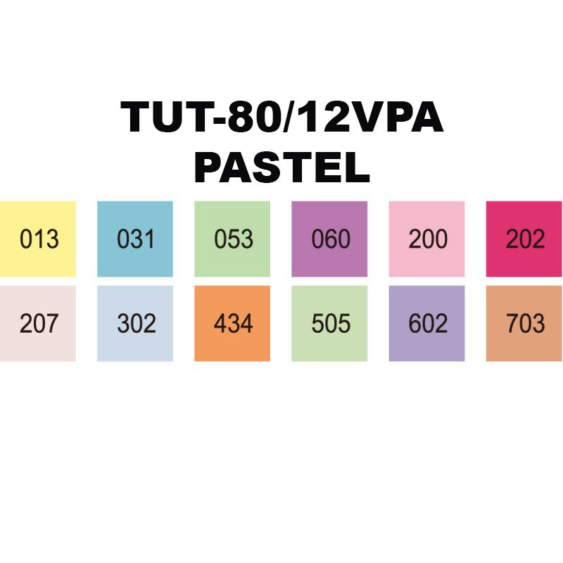 KIT DE MARCADORES GRÁFICOS X 12 UNIDADES