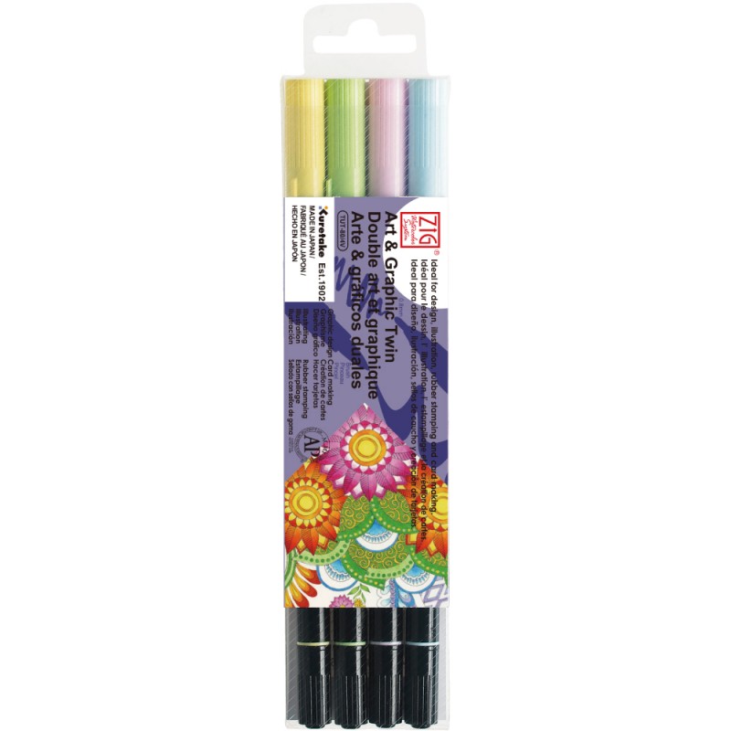 KIT DE MARCADORES GRÁFICOS X 4 UNIDADES