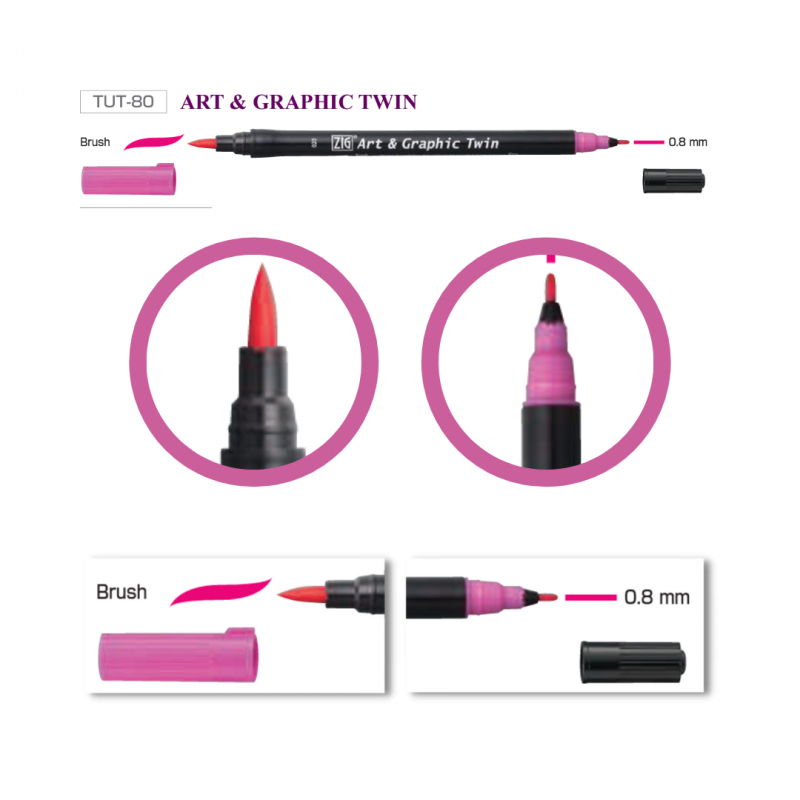 KIT DE MARCADORES GRÁFICOS X 6 UNIDADES