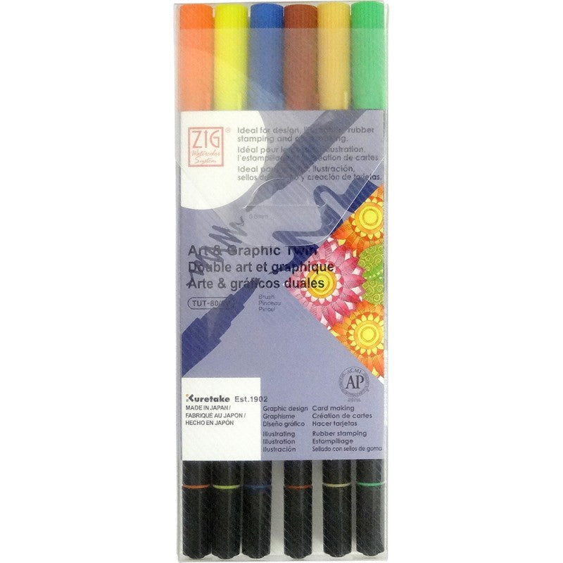 KIT DE MARCADORES GRÁFICOS X 6 UNIDADES