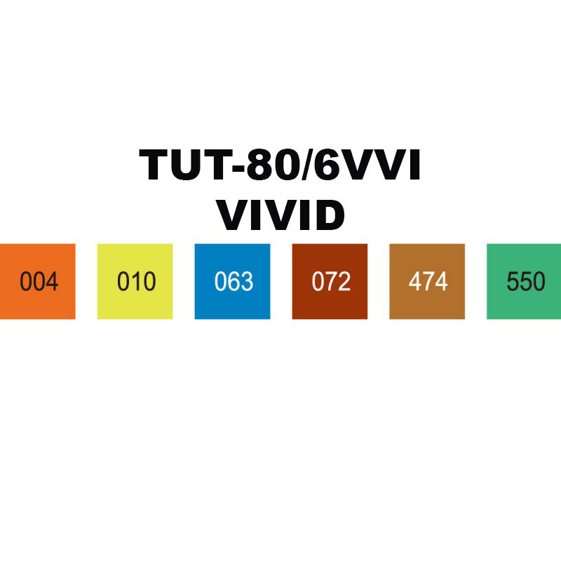 KIT DE MARCADORES GRÁFICOS X 6 UNIDADES