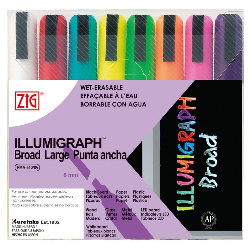 KIT MARCADORES POSTERMAN ILLUMIGRAPH PMA-510