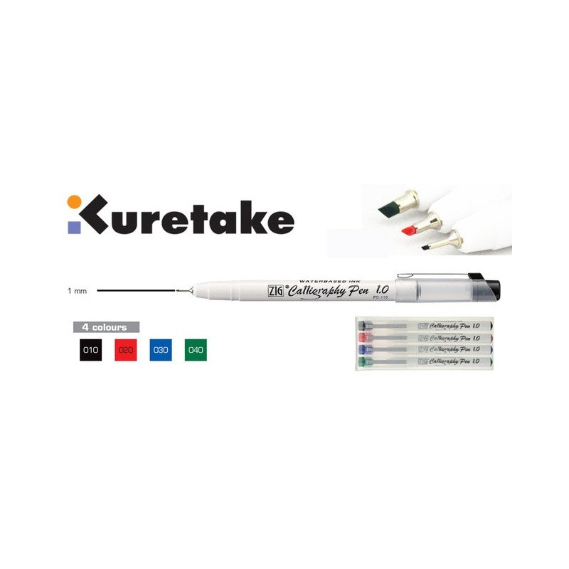 KIT DE LAPICEROS DE CALIGRAFÍA X 4 UNIDADES