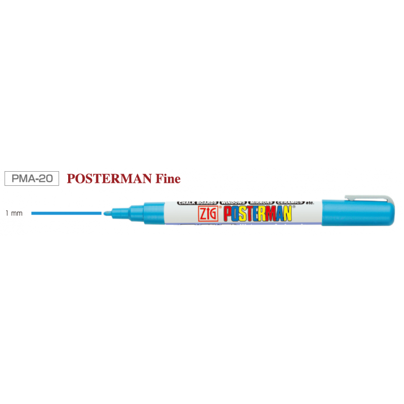 KIT MARCADORES POSTERMAN ORIGINAL PMA-20/8V