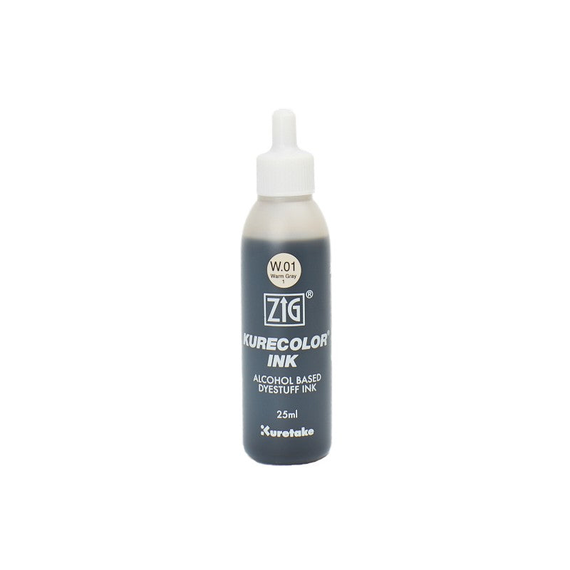 TINTAS KCR-25 RECARGA MARCADORES KURECOLOR REF. W.01 AL W.11 WARM GRAY