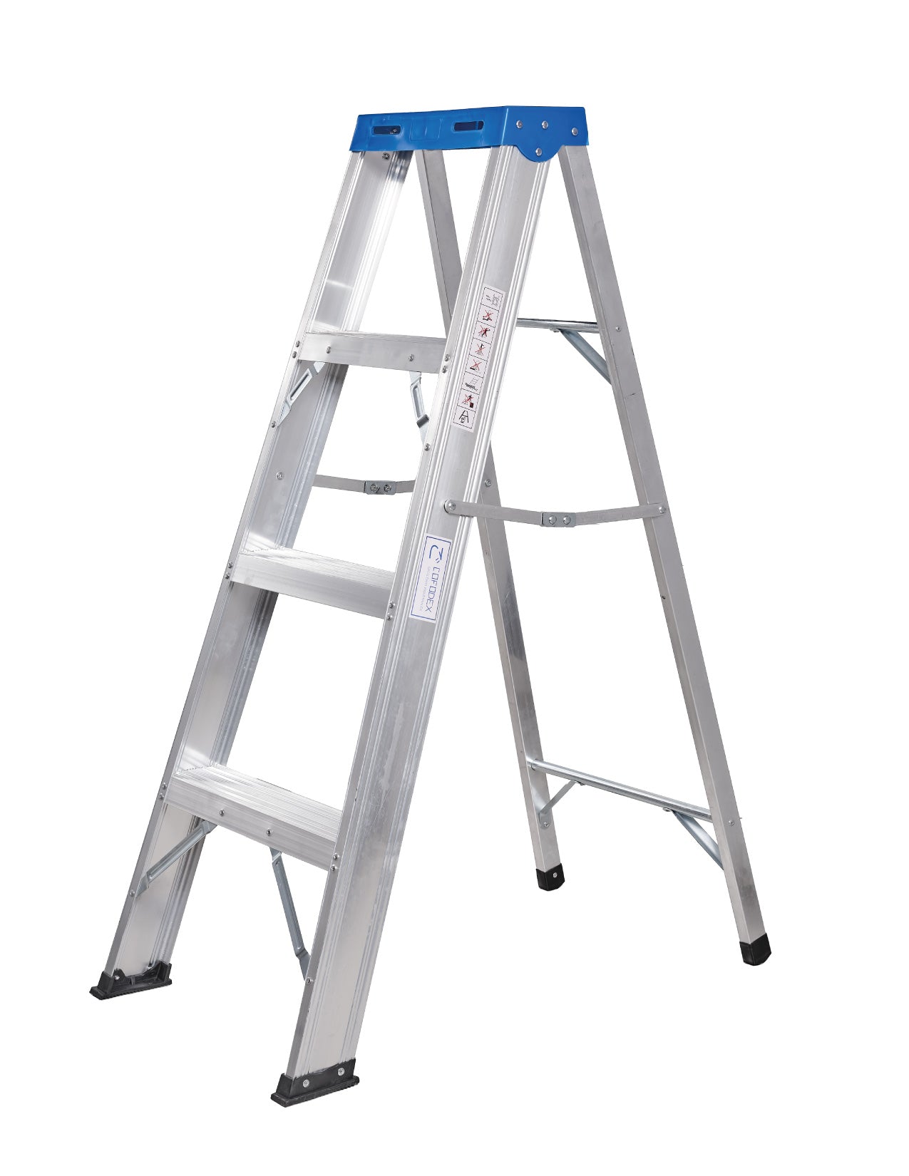 ESCALERA EN ALUMINIO 4 PASOS - 3 PELDAÑOS