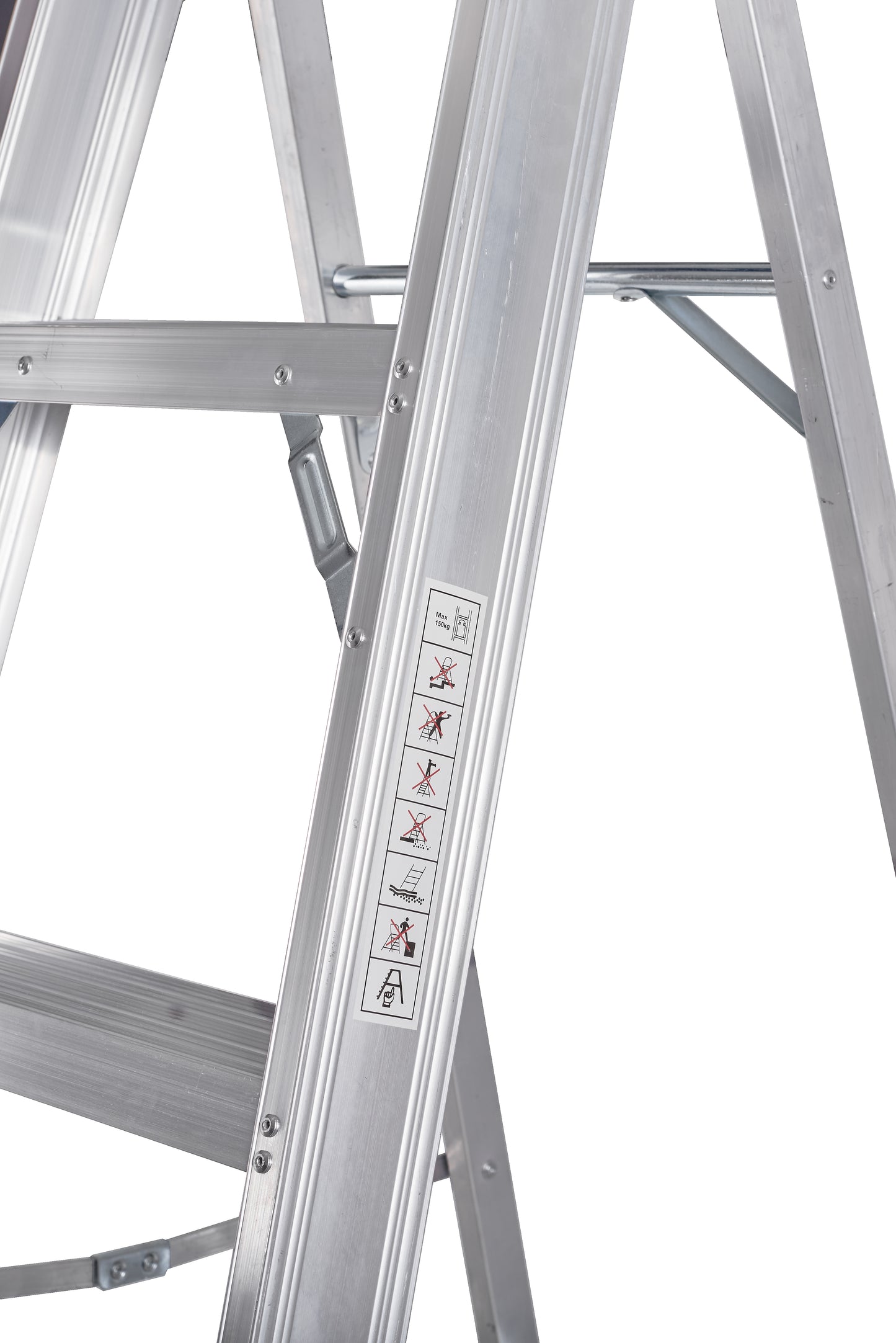 ESCALERA EN ALUMINIO 4 PASOS - 3 PELDAÑOS