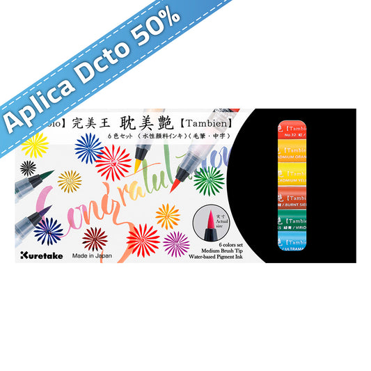 KIT BRUSH PEN "CAMBIO TAMBIEN" X 6 UNIDADES