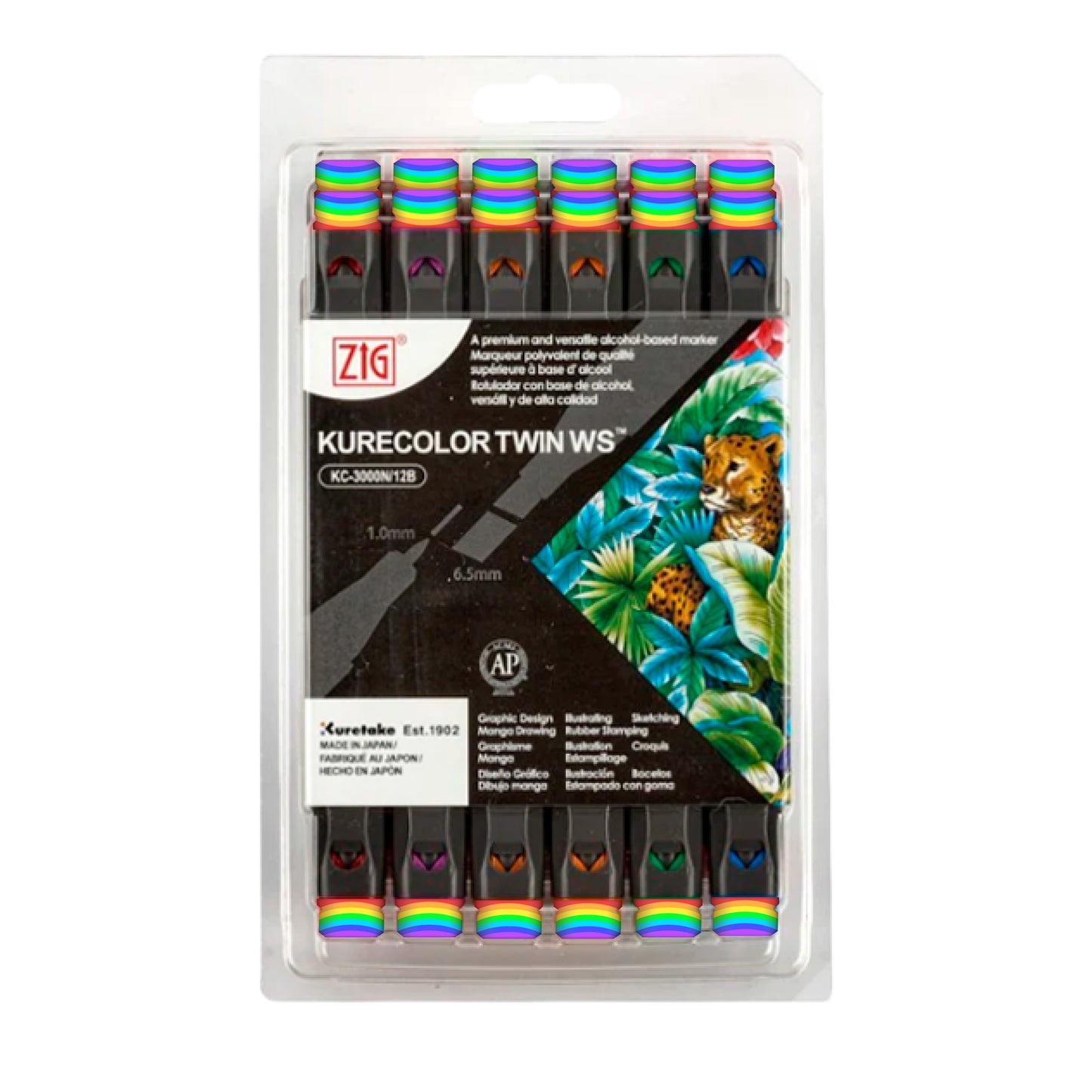 KIT ROTULADORES KURECOLOR COLORES PERSONALIZADOS X 12 UNIDADES*