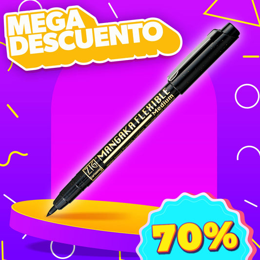MARCADOR MANGAKA PARA ARTE MANGA FLEXIBLE MEDIUM