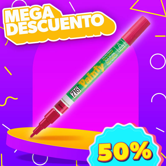 MARCADOR PERMANENTE PLÁSTICO, MADERA, VIDRIO Y METAL FMP-10