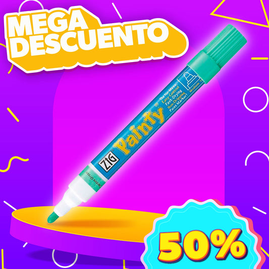 MARCADOR PERMANENTE PLÁSTICO, MADERA, VIDRIO Y METAL FMP-30